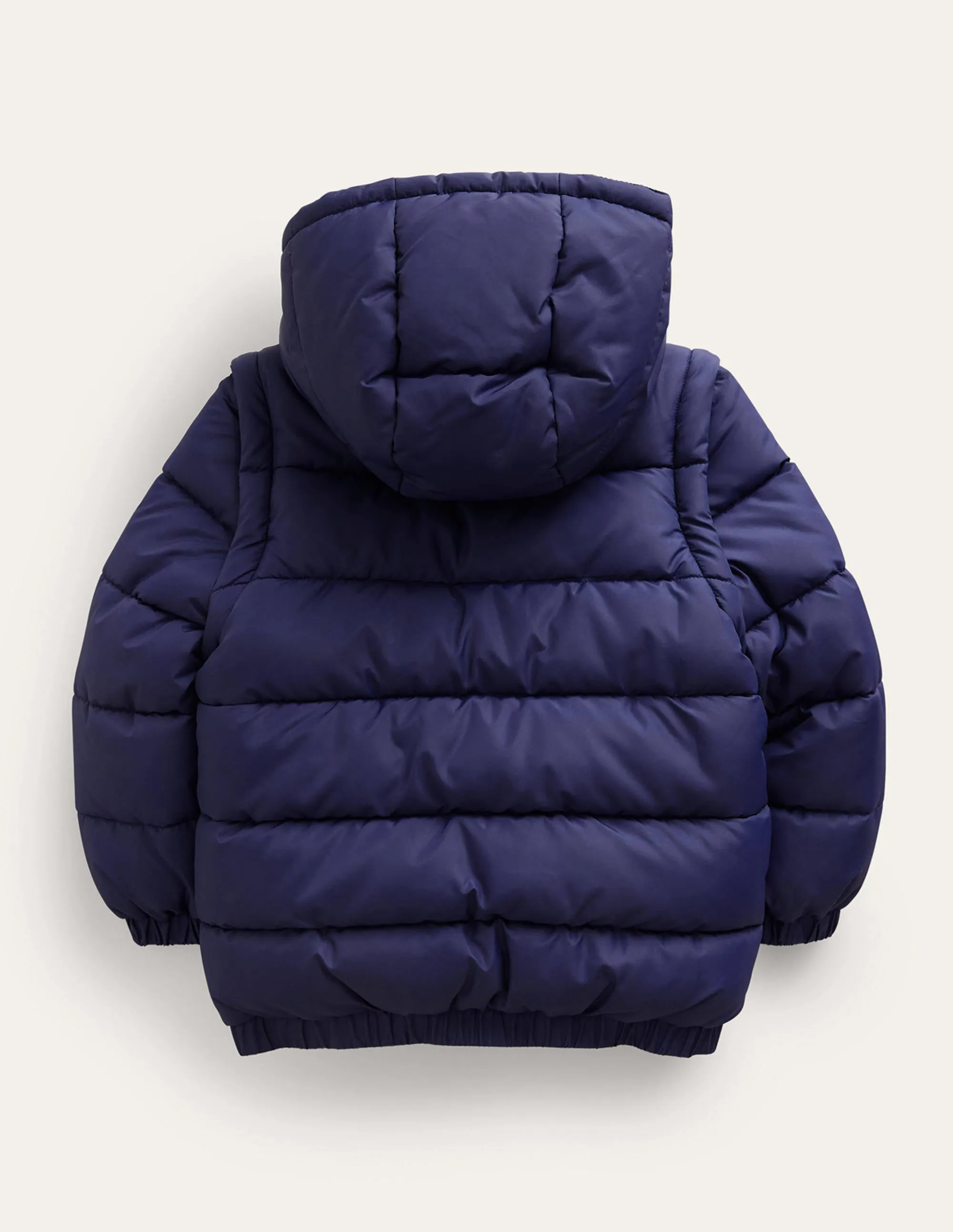 2-in-1 Padded Coat-French Navy
