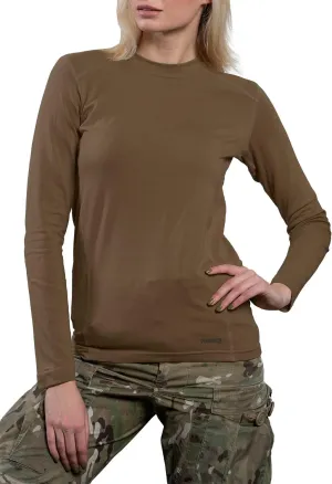281Z Womens Military Stretch Cotton Underwear Shirt - Tactical Hiking Outdoor - Punisher Combat Line