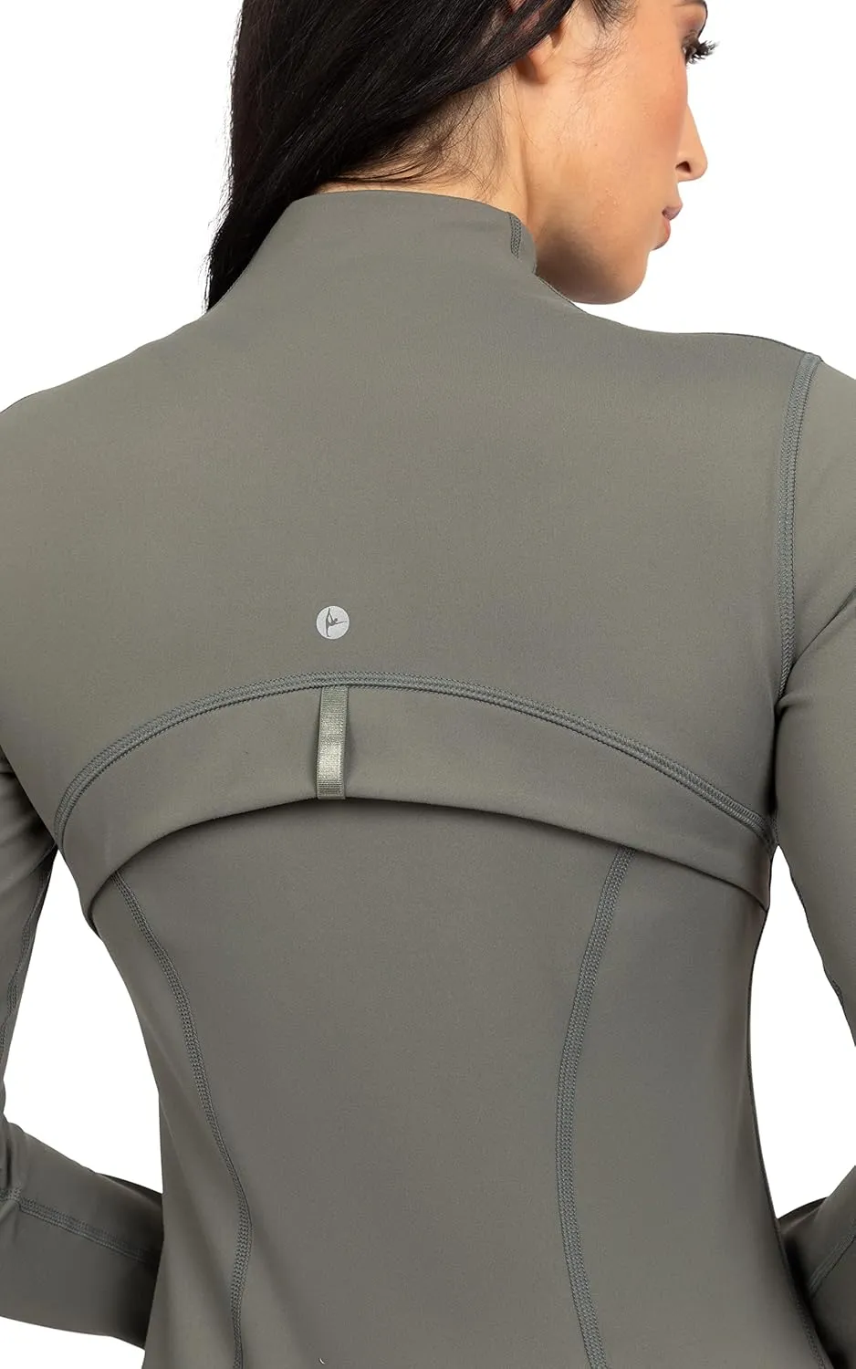 90 Degree By Reflex Womens Lightweight, Full Zip Running Track Jacket