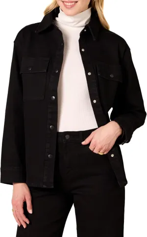 Amazon Essentials Women's Oversized-Fit Heavyweight Denim Shirt Jacket