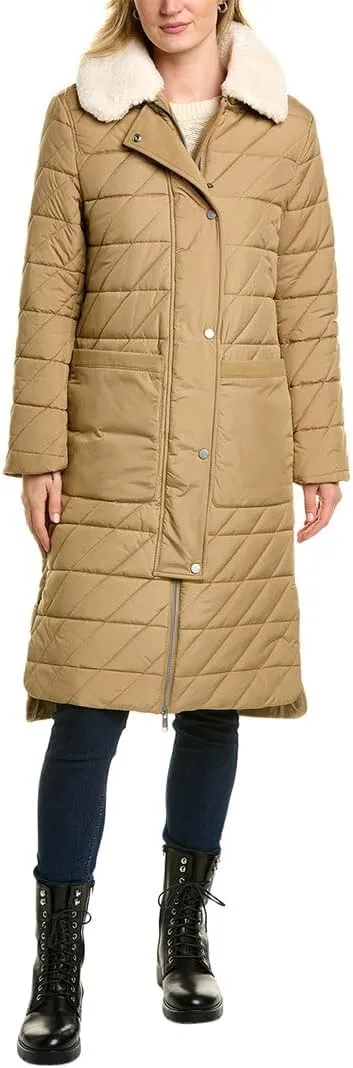 Andrew Marc Women's Maxine Long Quilted Puffer Coat