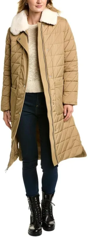 Andrew Marc Women's Maxine Long Quilted Puffer Coat