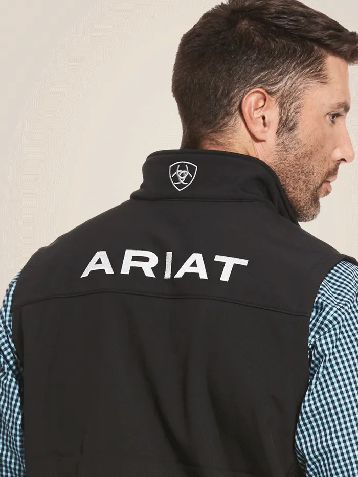 Ariat 10028321 Mens Logo 2.0 Softshell Vest Black
