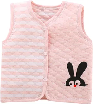 Baby Toddler Cotton Vests Infant Sleeveless Padded Waistcoat Winter Warm Outwear