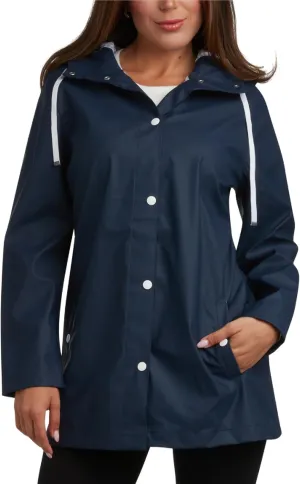 Big Chill Womens Rain Coat - Lightweight Water Resistant Womens Rain Jacket with Hood - Windbreaker Anorak Jackets for Women