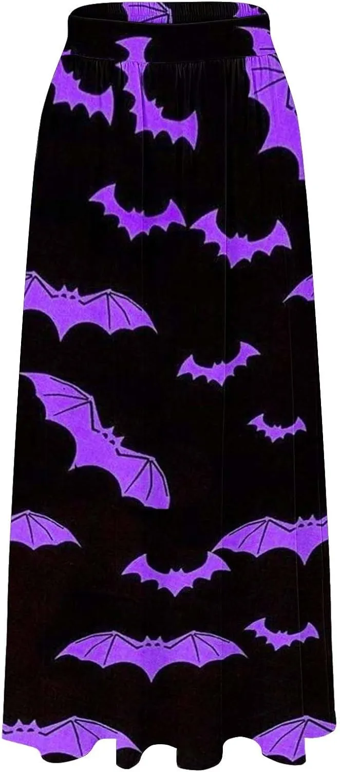 Black Tutu Skirt for Women Waist Party Beach Pocket Long Maxi Skirt Halloween Black Skirt Set Women Tutu Skirt