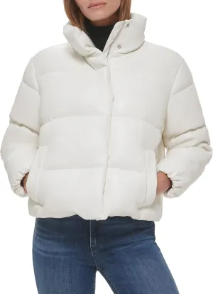 Calvin Klein Women's Cropped Puffer Jacket