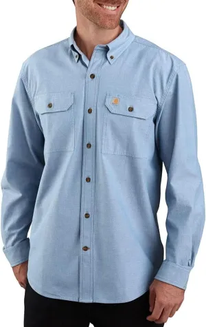 Carhartt Men's Loose Fit Midweight Chambray Long-Sleeve Shirt Carhartt Men's Loose Fit Midweight Chambray Long-Sleeve Shirt