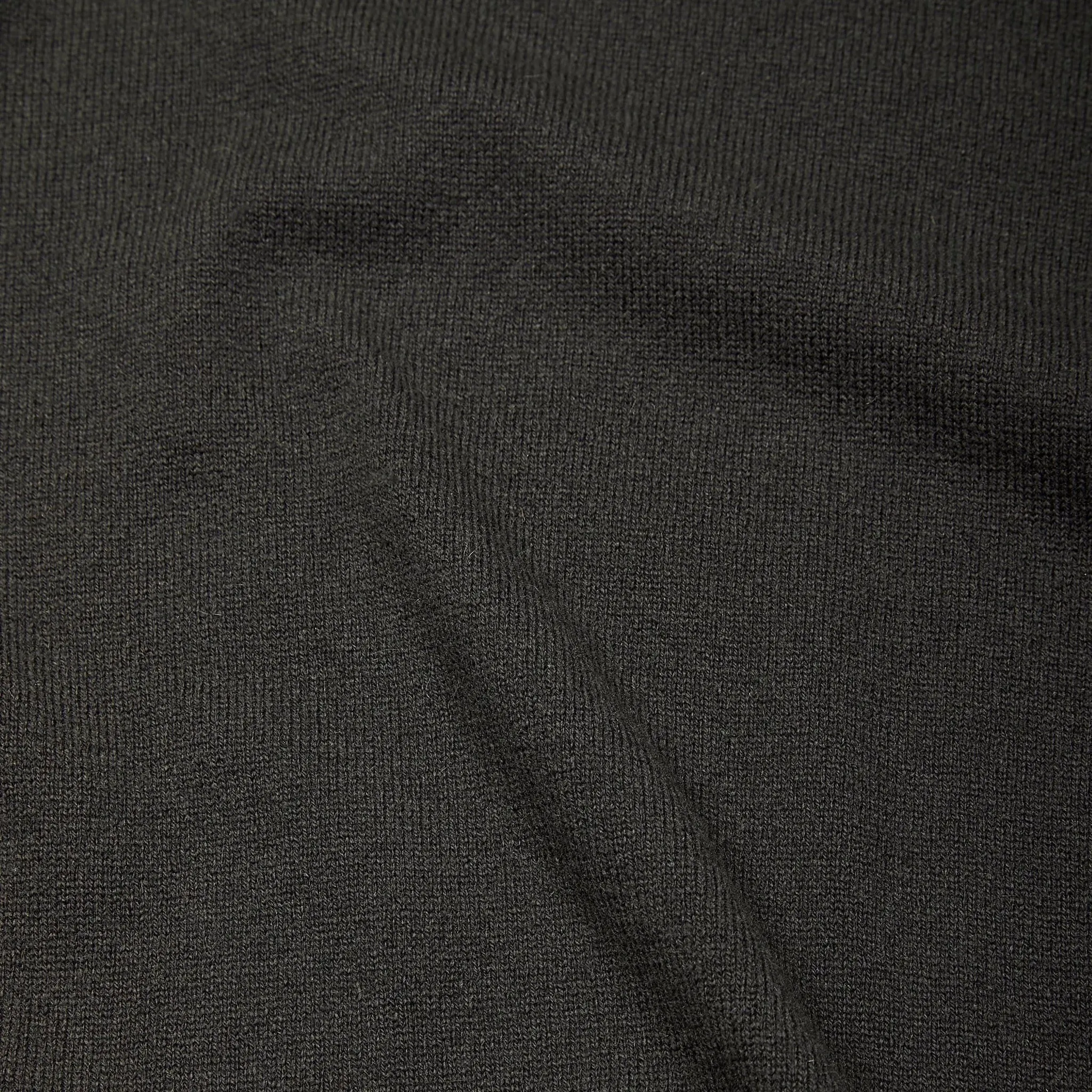 Cashmere polo shirt in dark olive