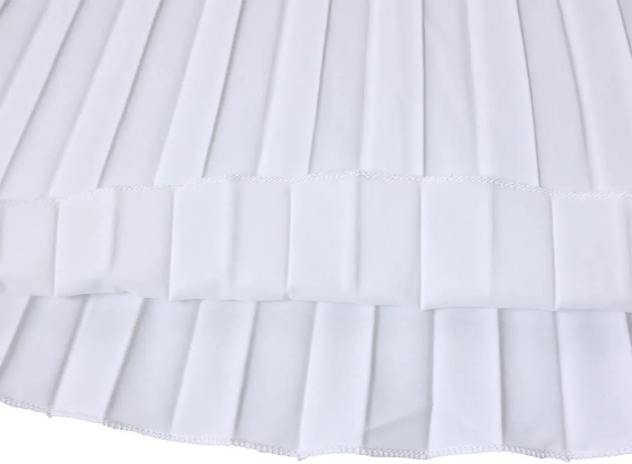 CHARTOU Women Elastic Waist Maxi Pleated Skirt Ruffle Long Skirt Club Party Flowy A Line Skirt with Belt