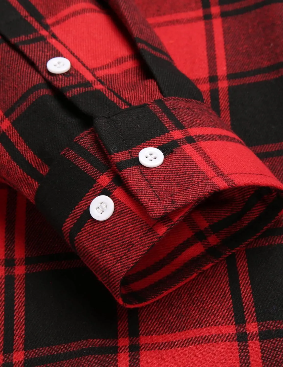 COOFANDY Men's Plaid Hoodie Flannel Shirt Jacket Long Sleeve Casual Fashion Button Shirts