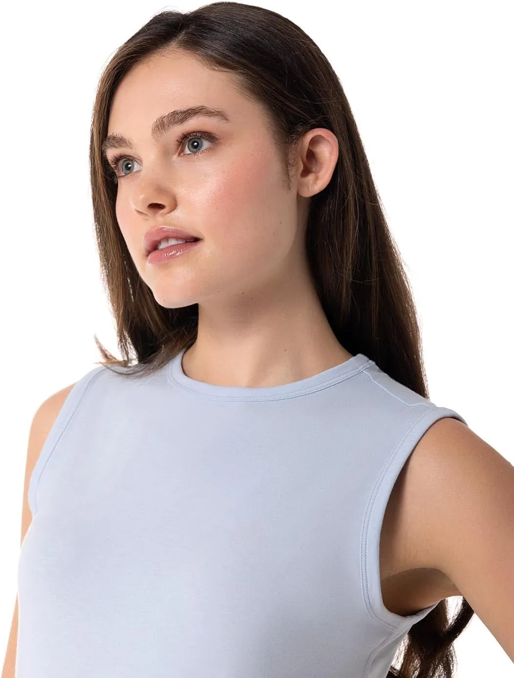 Coolibar UPF 50  Women's LumaLeo High Neck Tank Top - Sun Protective