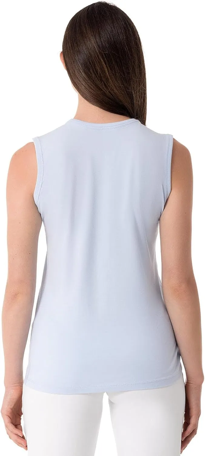 Coolibar UPF 50  Women's LumaLeo High Neck Tank Top - Sun Protective