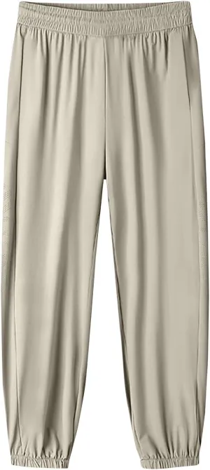 Cotton Linen Womens Sweatpants,Women's Pants Wide Leg Flowy Trousers with Pockets High Waisted Business Casual