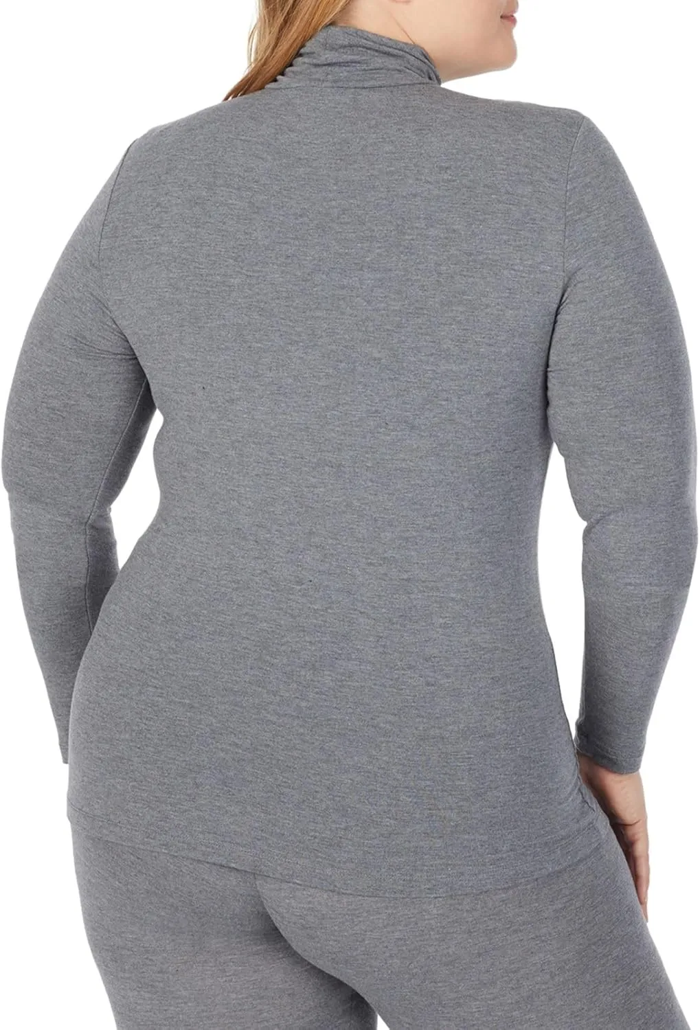 Cuddl Duds Women's Softwear with Stretch Long Sleeve Turtle Neck Top