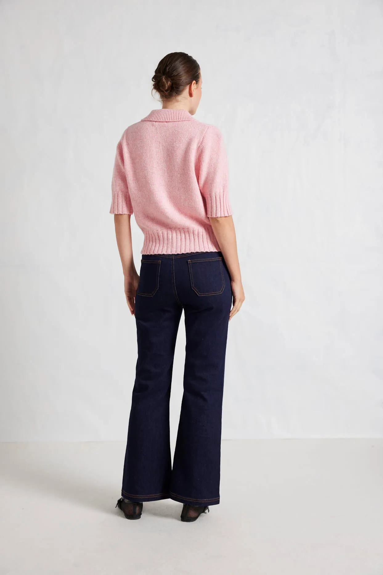 Dana Top in Tickled Pink Marle