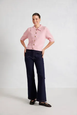 Dana Top in Tickled Pink Marle