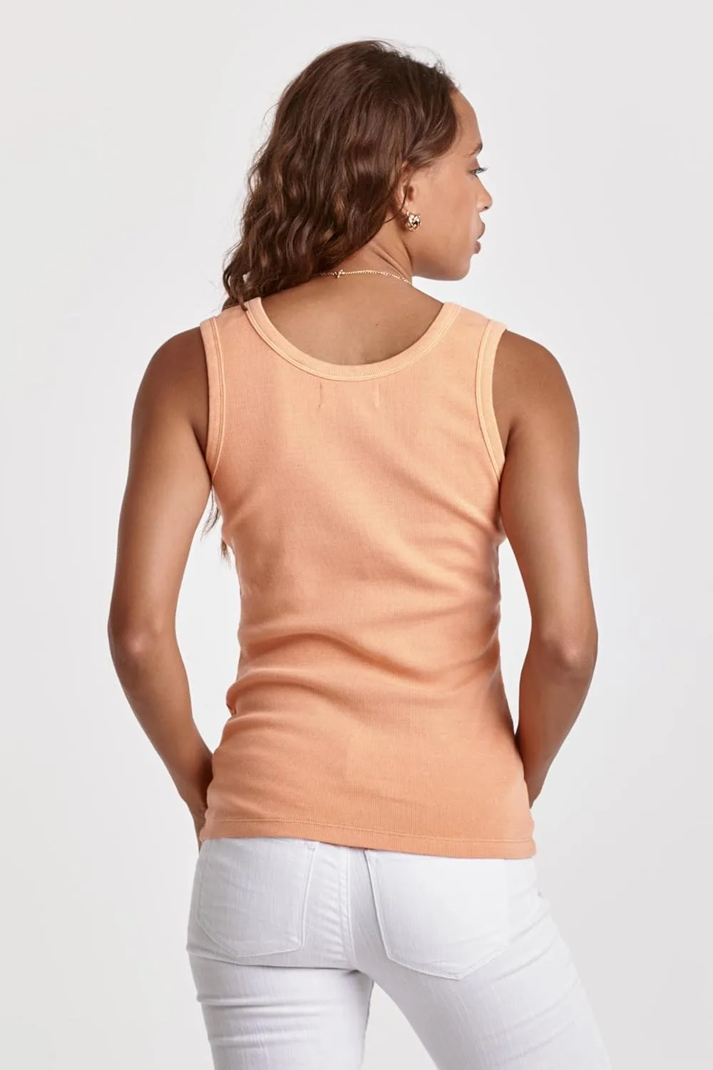 DEAR JOHN Paula Scoop Neck Sleeveless Women's Tank Top Fitted Knit