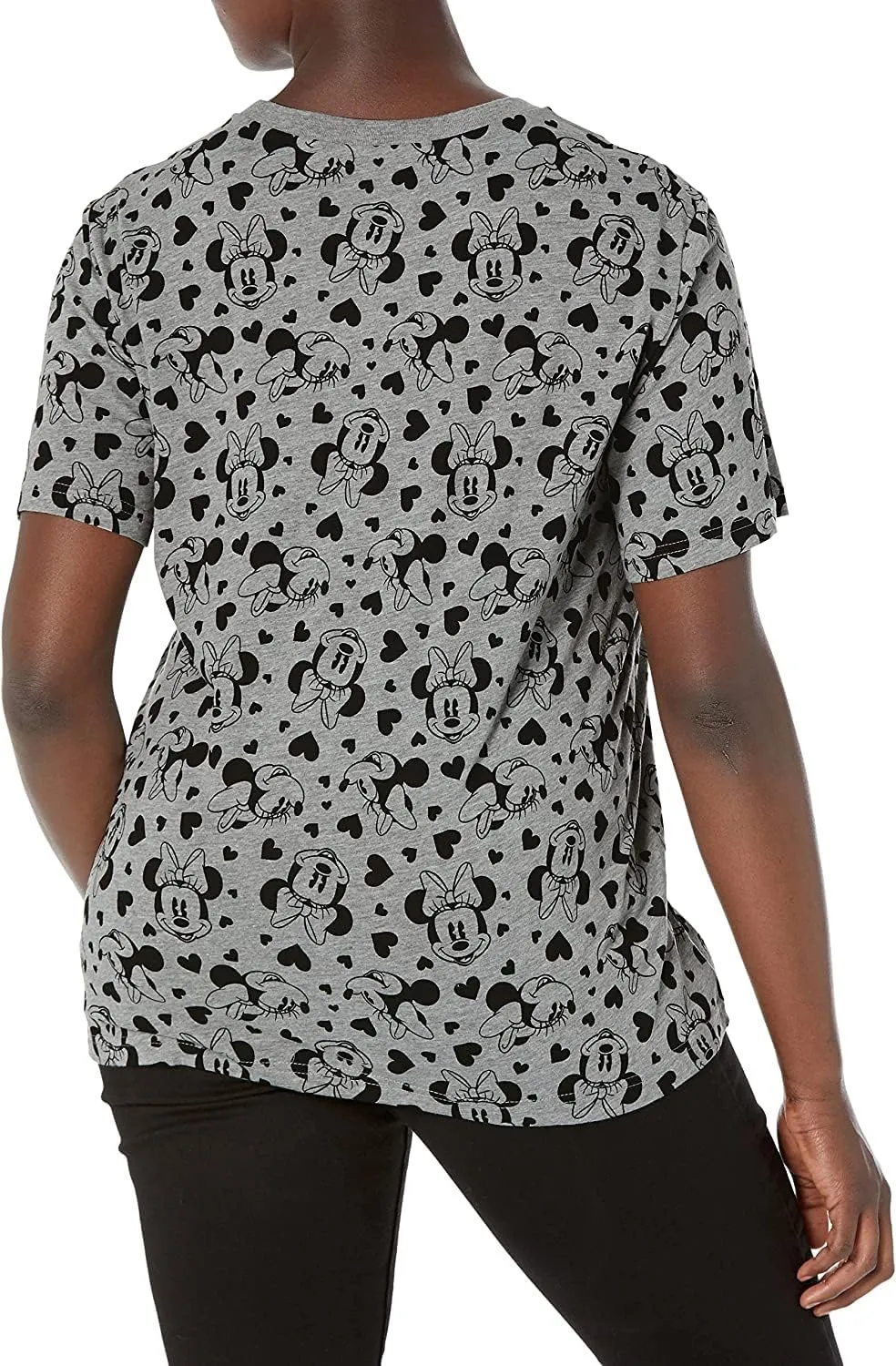 Disney Womens Plus Size T-Shirt Minnie Mouse Print