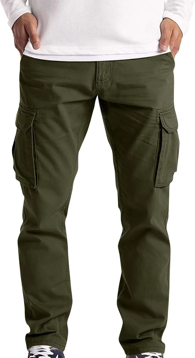 DuDubaby Men's Sports Casual Jogging Trousers Lightweight Hiking Work Pants Outdoor Pant