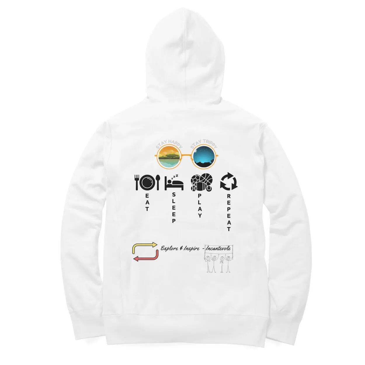 Eat Sleep Play Repeat - Men's Hoodies