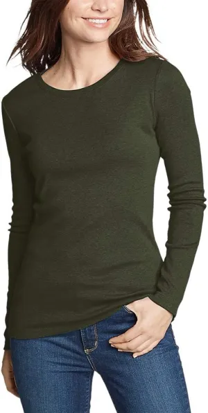 Eddie Bauer Women's Favorite Long-Sleeve Crewneck T-Shirt