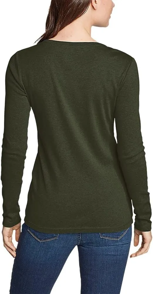 Eddie Bauer Women's Favorite Long-Sleeve Crewneck T-Shirt