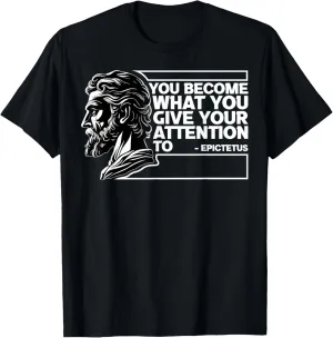 Epictetus Stoic Philosophy Quotes Inspiring Stoicism Mindset T-Shirt