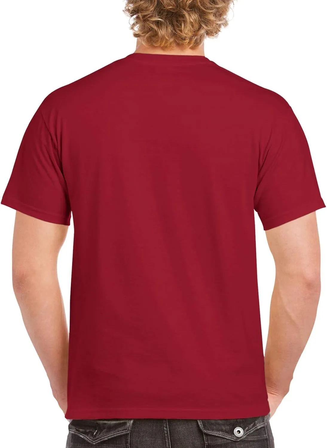Gildan Men's Heavy Taped Neck Comfort Jersey T-Shirt
