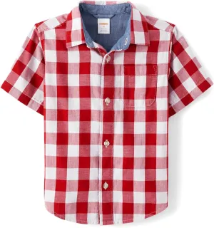 Gymboree,Boys,and Toddler Short Sleeve Button Up Shirt Gymboree,Boys,and Toddler Short Sleeve Button Up Shirt