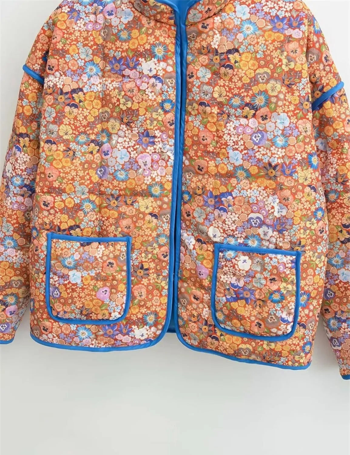 HangNiFang Women's Oversized Quilted Pullover Puffer Jacket with Hood Winter Coat with Pockets