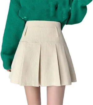High-Waisted Denim Skirt for Women, Autumn Winter Vintage Feel