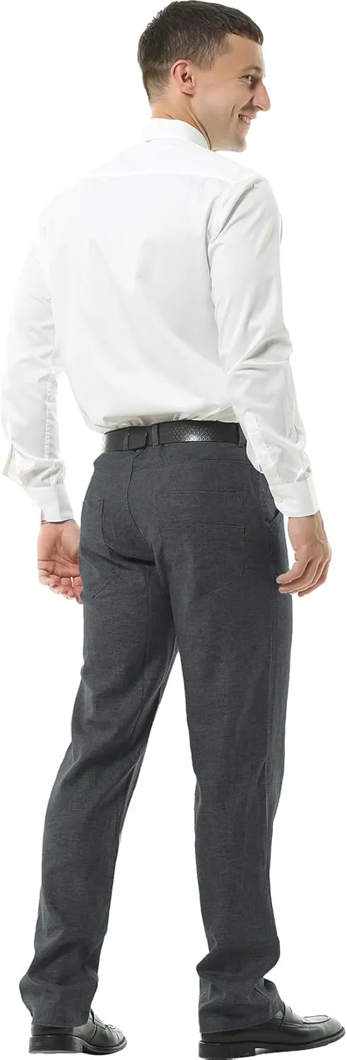 Hoerev Mens Summer Linen Casual Trousers, Casual Pants - Stylish Comfort for Every Occasion