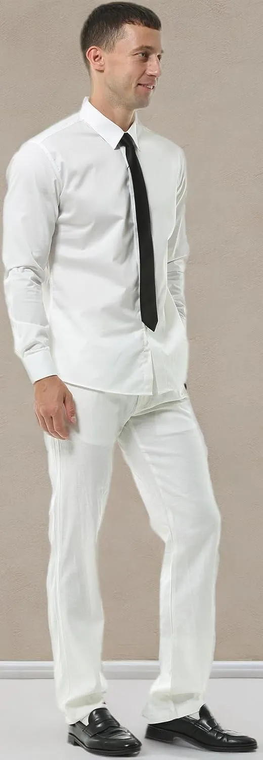 Hoerev Mens Summer Linen Casual Trousers, Casual Pants - Stylish Comfort for Every Occasion