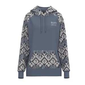 Hooey Ladies Rope Like A Girl Blue Hoodie HH1228BLWH