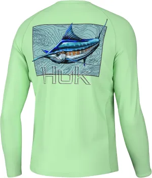 HUK Men's Kc Scott Graphic Pursuit, Performance Fishing Shirt