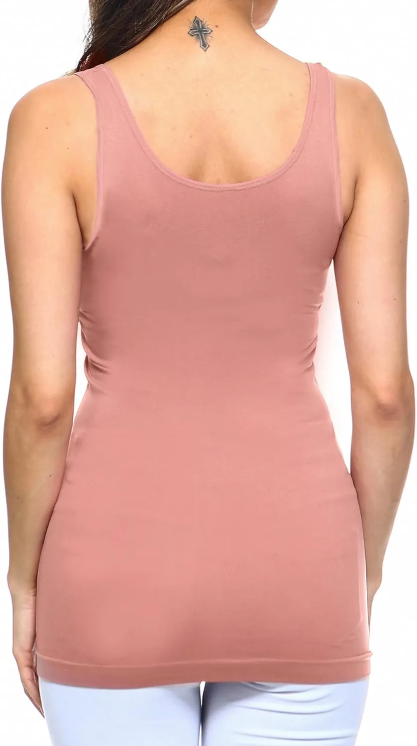 ICONOFLASH Womens Camisole Tank Top Seamless Basic Shirt US One Size