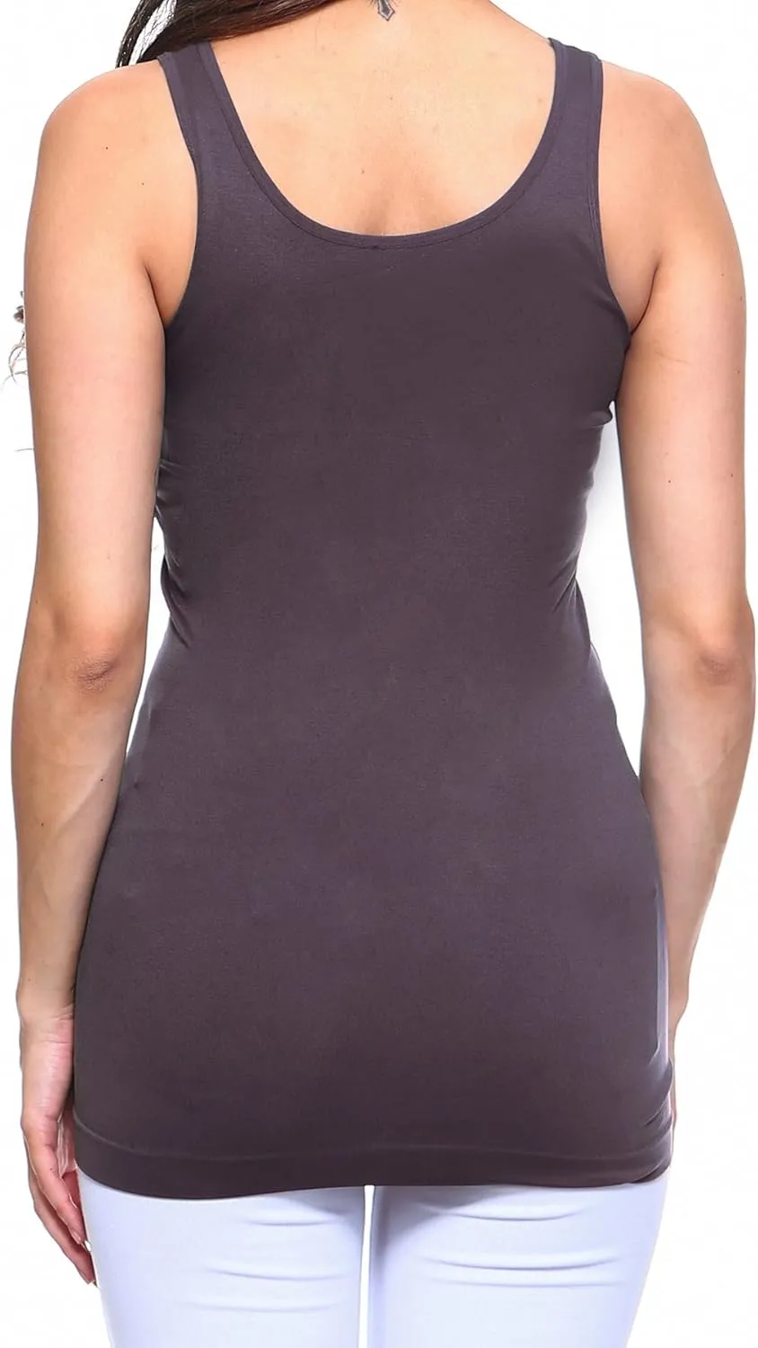 ICONOFLASH Womens Camisole Tank Top Seamless Basic Shirt US One Size