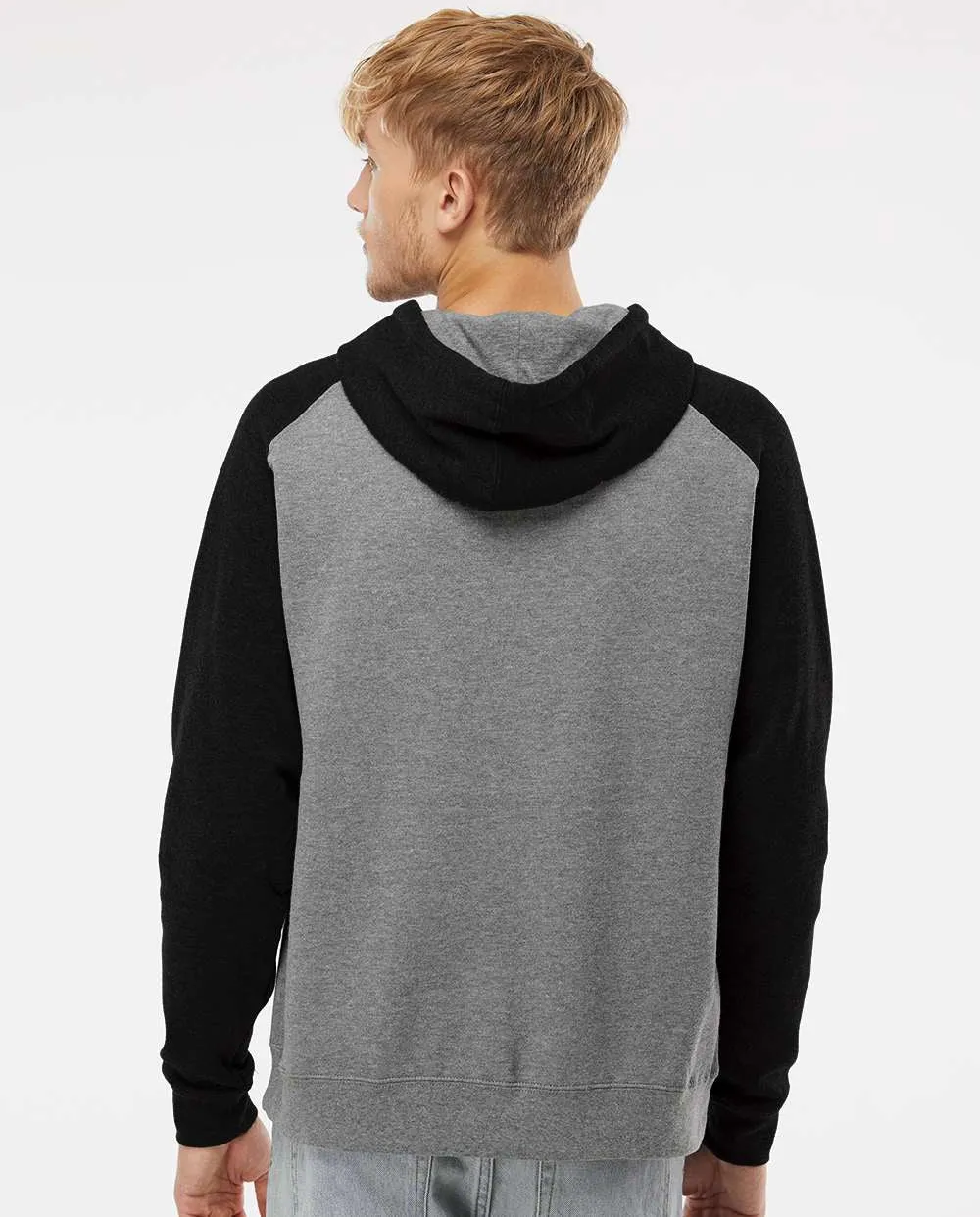 Independent Trading Co. Raglan Hooded Sweatshirt 