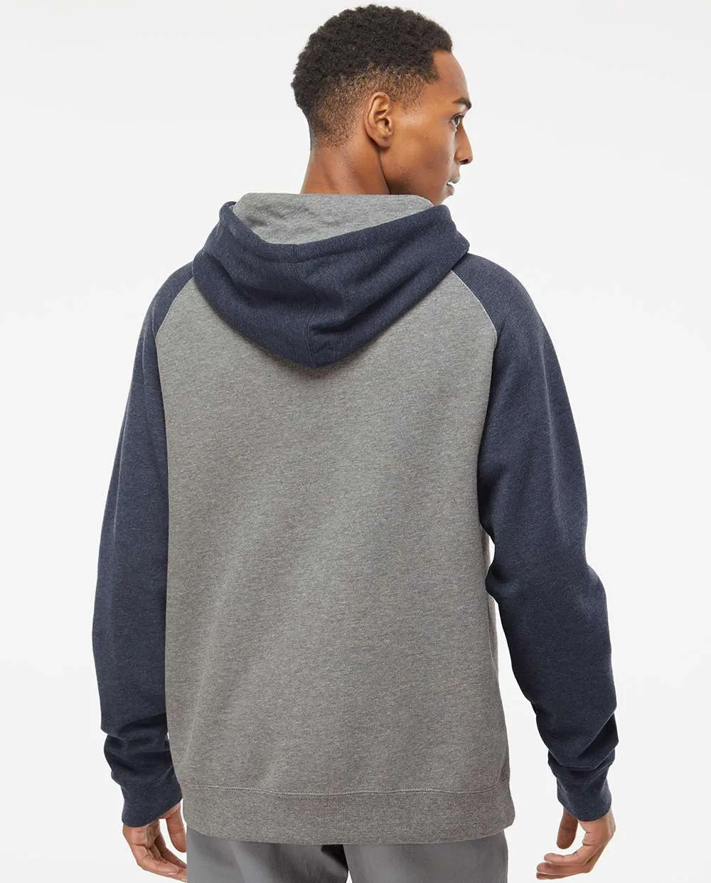 Independent Trading Co. Raglan Hooded Sweatshirt 