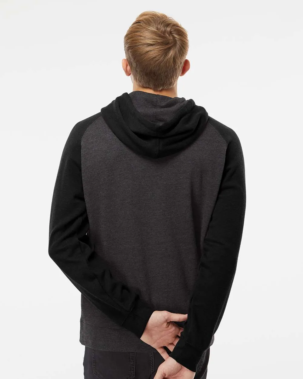 Independent Trading Co. Raglan Hooded Sweatshirt 
