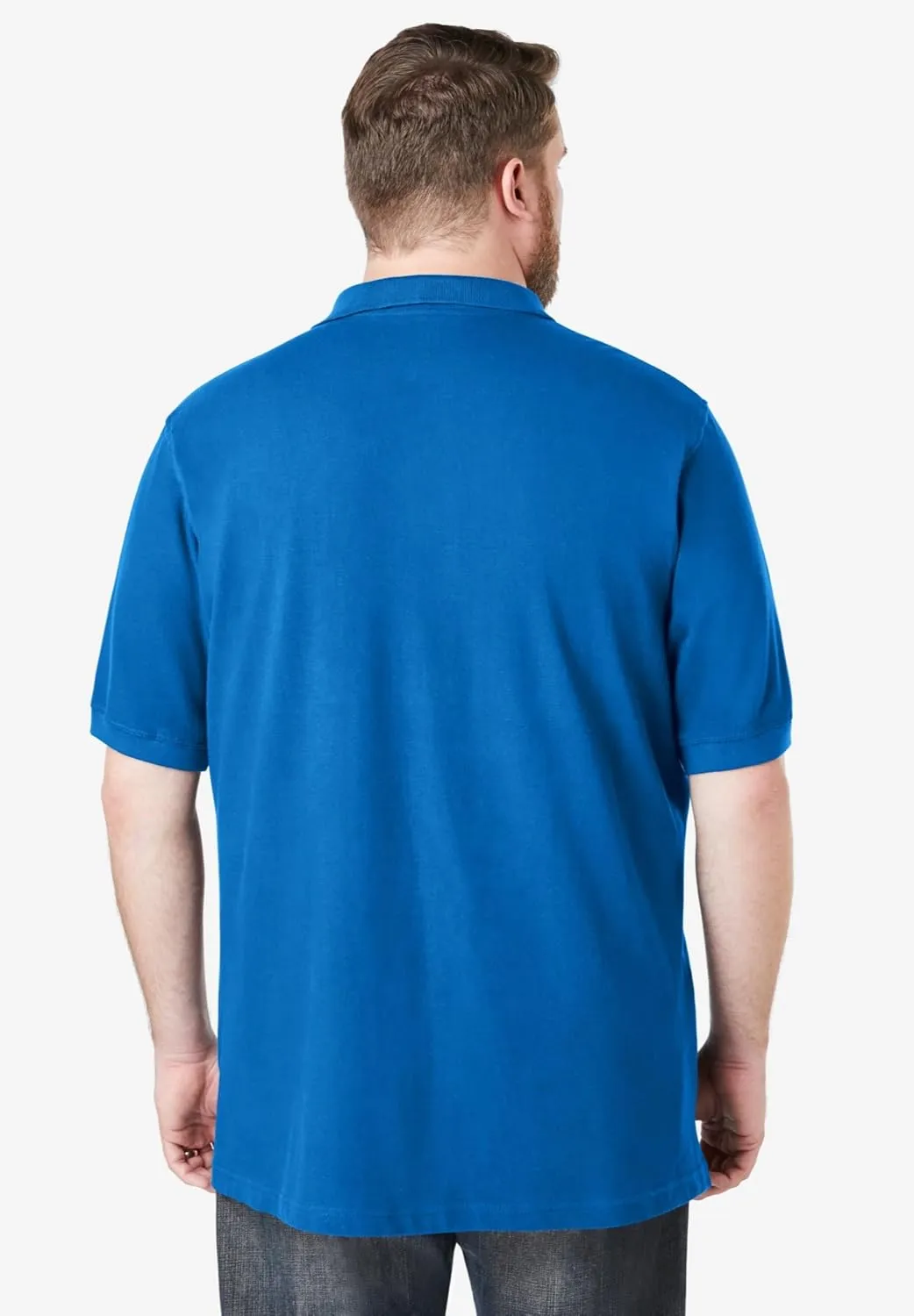 KingSize Men's Big & Tall Shrink-Less Piqu Polo Shirt