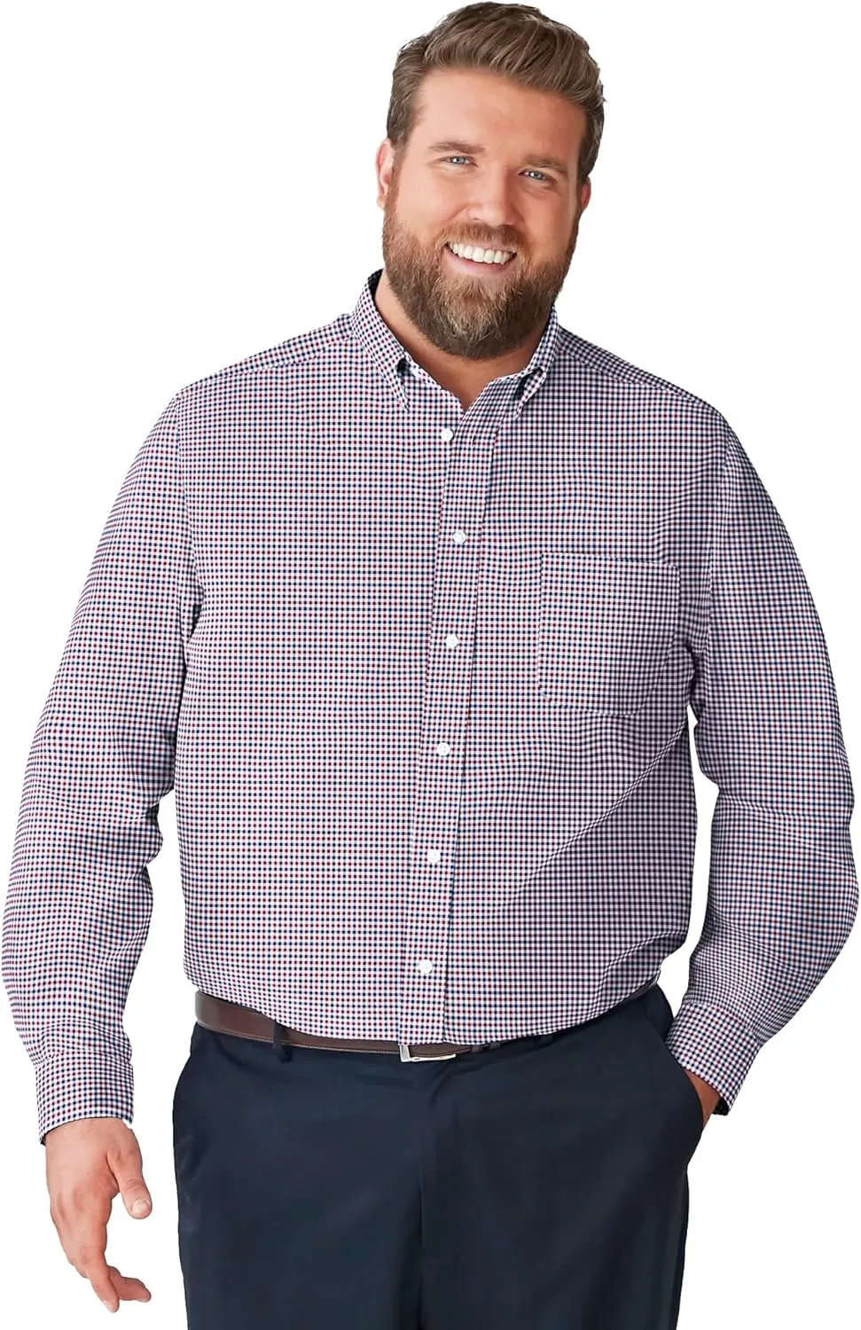 KingSize Men's Big & Tall Tall Wrinkle-Free Dress Shirt