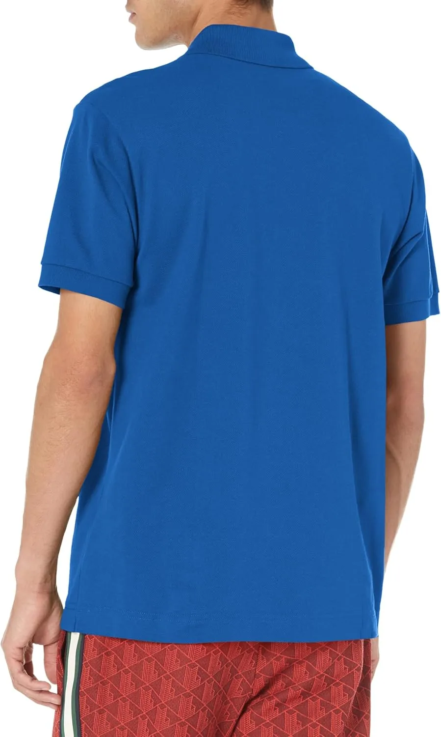 Lacoste Men's Short Sleeve Stacked Timeline Croc Polo Shirt