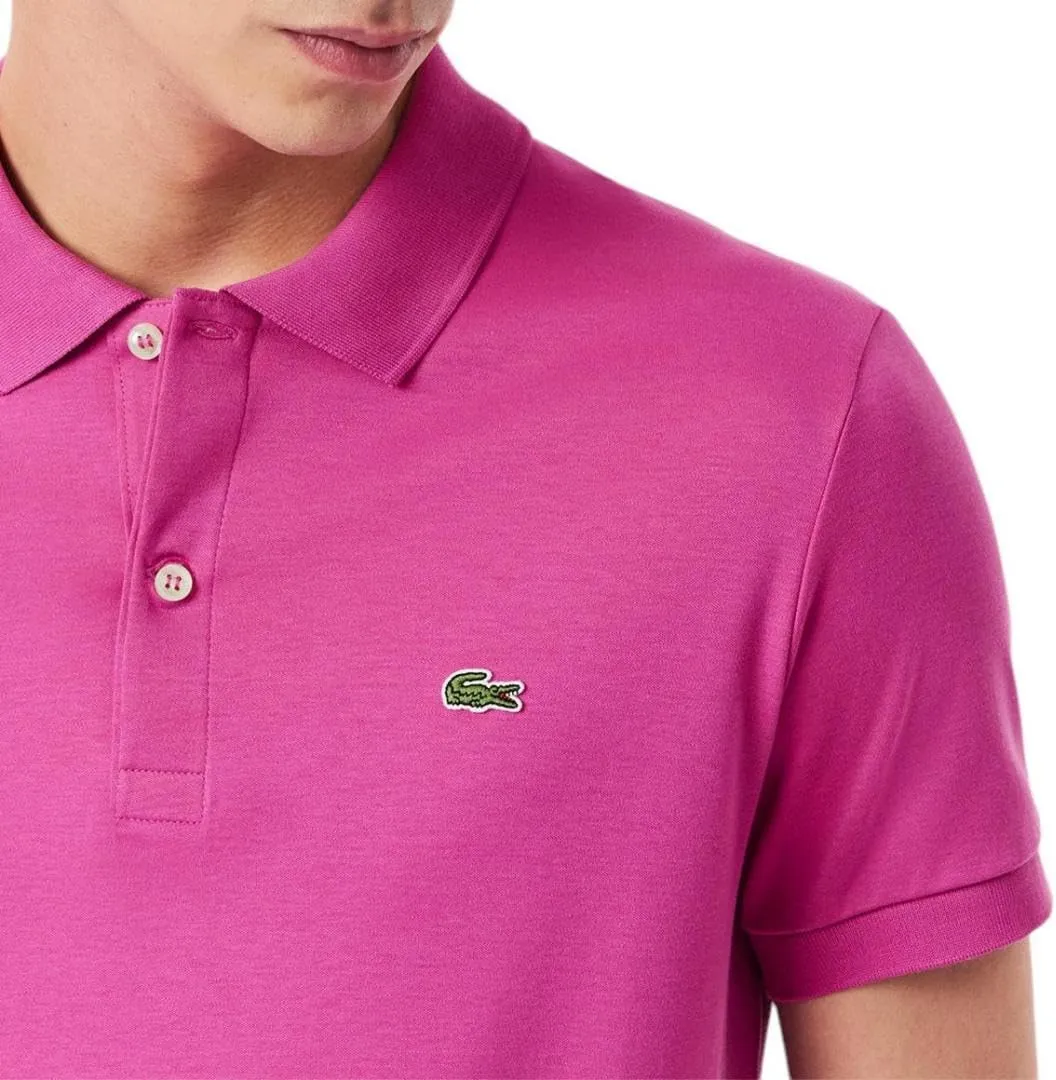 Lacoste Men's Ultra Soft Cotton Pima Jersey Polo Shirt