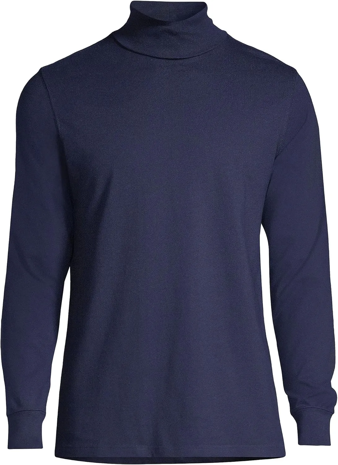 Lands' End Men's Super-T Cotton-Blend Turtleneck Shirt