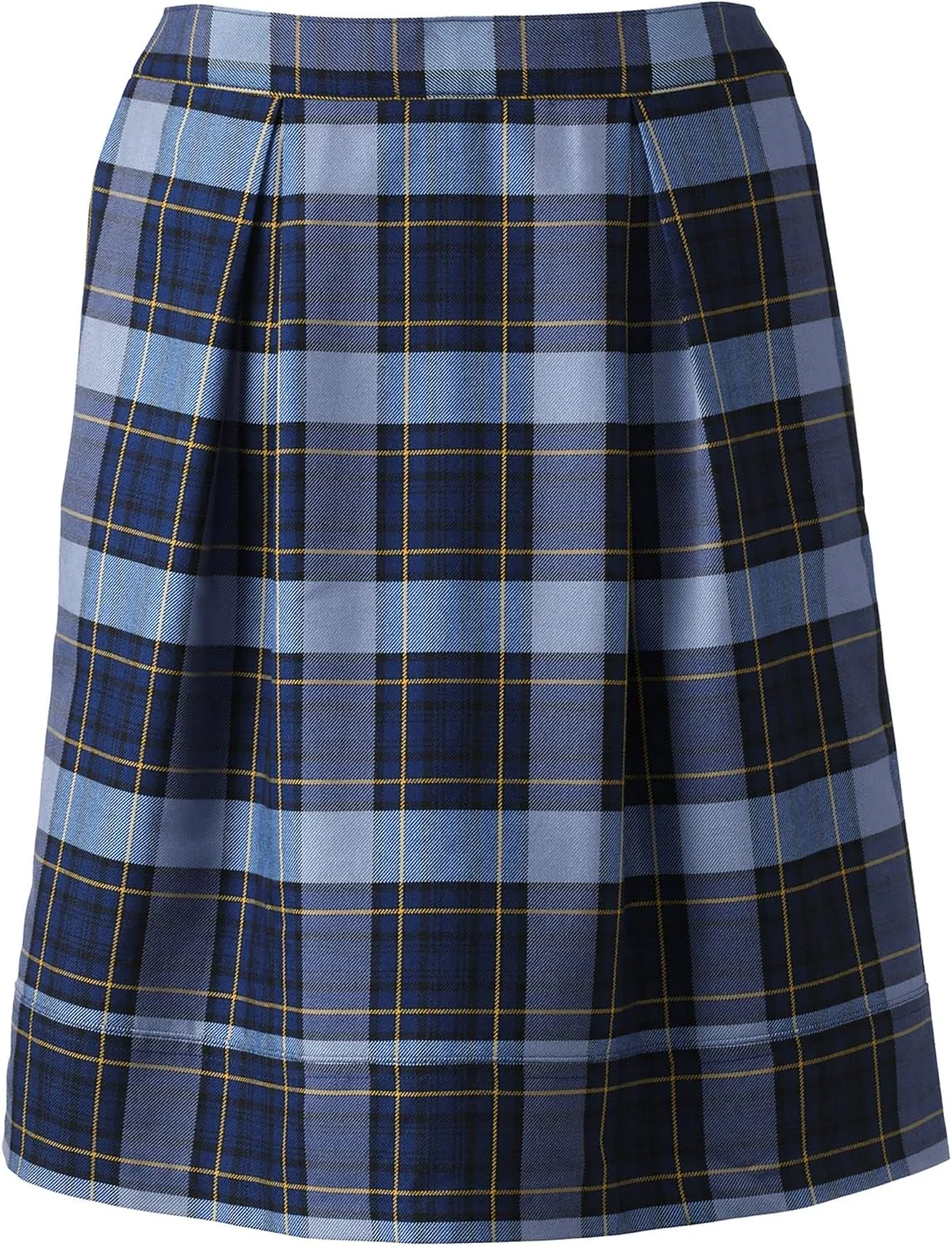 Lands' End School Uniform Women's Plaid Pleated Skort Top of Knee