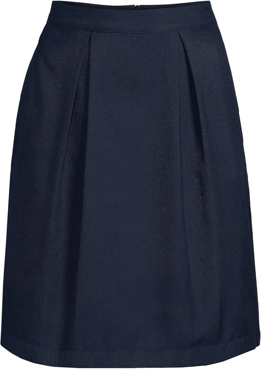 Lands' End School Uniform Women's Solid Pleated Skort Top of Knee