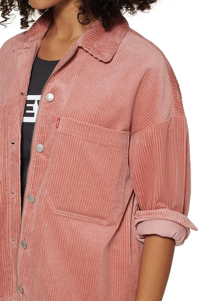 Levi's womens Cotton Corduroy Shirt Shacket (Standard & Plus Sizes)