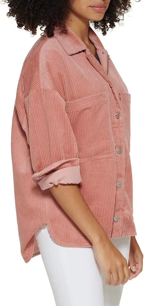 Levi's womens Cotton Corduroy Shirt Shacket (Standard & Plus Sizes)